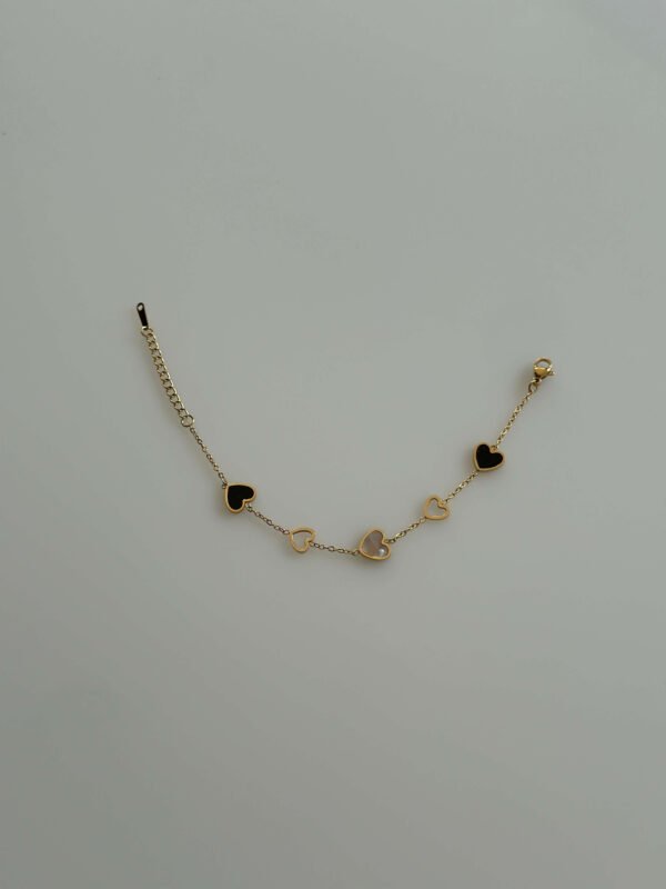 Black Heart Bracelet